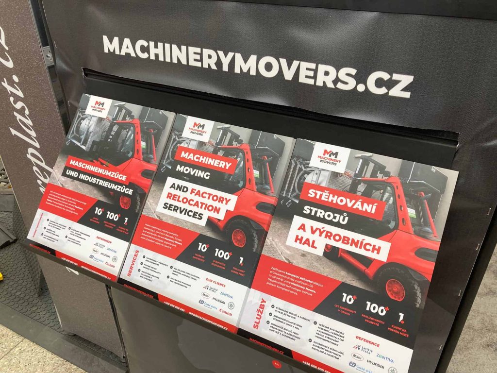 stánek machinery movers na mezinárodním strojírenském veletrhu v brně 2021